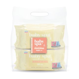 Baby spa vlažne maramice sa vitaminom E 4x64kom