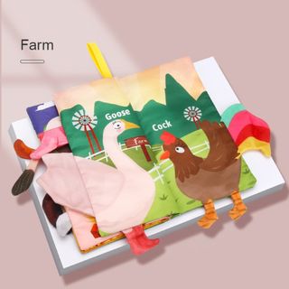 GDT igračka senzorna knjiga, ass životinje ,