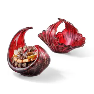 Coupe Murano Opaline Rouge Mm
