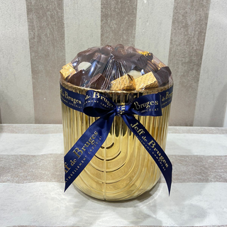 Vase Gold Mm Avec 400g De Chocolats
