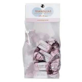 Sachet Giandujas Aux Deux Noisettes Chocolat Noir - 150g