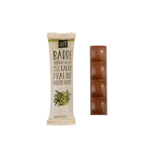 Barre De Chocolat Au Lait Et Praliné Noisettes Entières