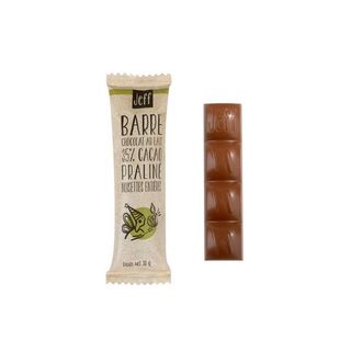 Barre De Chocolat Au Lait Et Praliné Noisettes Entières