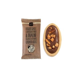 Biscuit Sablé Chocolat Noir Praliné Et Amandes