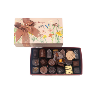 Boite Tiroir Fleurie Avec 250g De Chocolat
