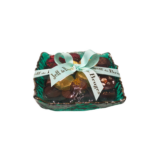 Assiette Verte Avec 350g De Chocolats