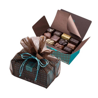 Ballotin 500g Et Pochette Organdi Marron