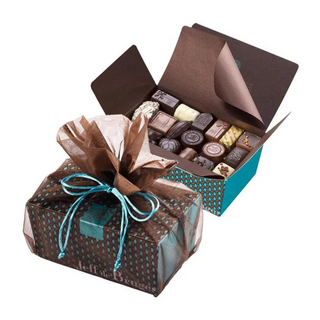 Ballotin 750g Et Pochette Organdi Marron