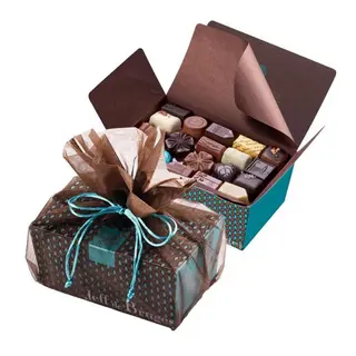Ballotin 1 Kg Et Pochette Organdi Marron