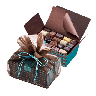 Ballotin 1 Kg Et Pochette Organdi Marron