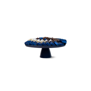 Plat À Tarte Contrasté Bleu/vert Pm Avec 500g De Chocolats