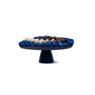 Plat À Tarte Contrasté Bleu/vert Mm Avec 1kg De Chocolats