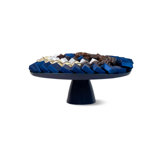 Plat À Tarte Contrasté Bleu/vert Gm Avec 1.2kg De Chocolats