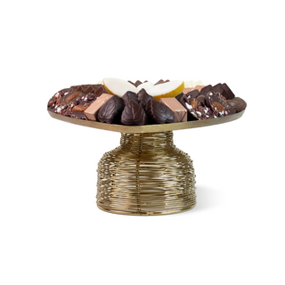 Plat Sur Pied Tressé Gm Avec 1.2kg De Chocolats