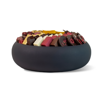 Saladier Noir / Bordeaux Pm Avec 900g De Chocolats