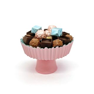 Coupelle Papillon Sur Pied Avec 265g Du Chocolat