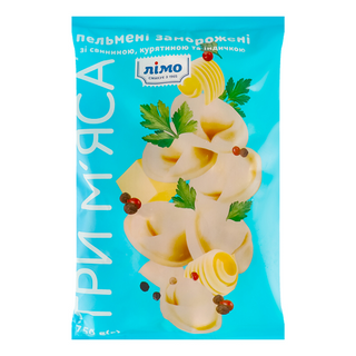 Пельмені Лімо Три М’яса СвинКурІнд 750г