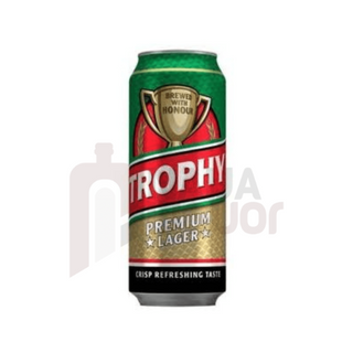 Trophy Premium Lager Beer, 500ml