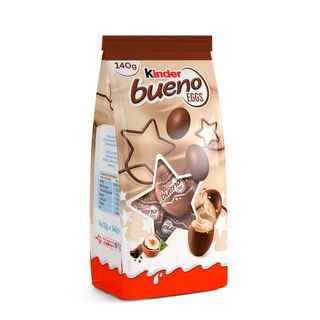 Œufs Chocolat au Lait Fourrés Lait et Noisettes Kinder 140g