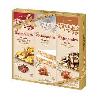 Coffret Cadeau 3 Chocolats Turrón El Almendro 300g