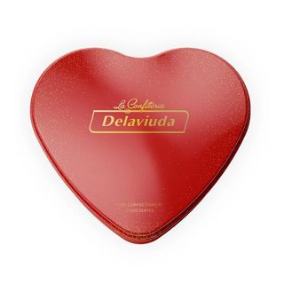 Bonbons au Chocolat en Forme de Cœur Delaviuda 168g