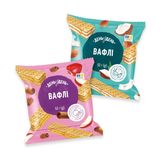 Вафлі 52 г День у День з додаванням кокосової стружки та мигдалю, з корицею та ароматом яблука м/уп