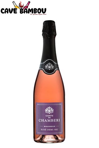 Vin Mousseux Chamberi Rose Demi Sec