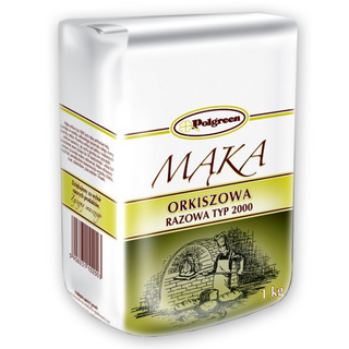 Polgreen Mąka Orkiszowa 1kg Typ 2000/1850