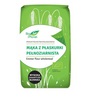 Bio Planet Mąka Z Płaskurki Pełnoziarnista Bio 500 G