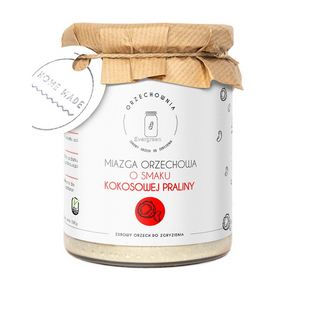 Orzechownia Miazga O Smaku Kokosowej Praliny 500 G