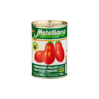 Metelliana Pomidory Bez Skórki W Soku Pomidorowym 400 G