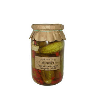 Luniak Ogórki Konserwowe Z Chili 870g
