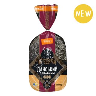 Хліб Київхліб Данський заварний житньо-пшеничний 350 г
