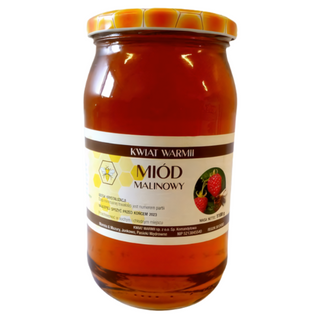 Miód Malinowy „kwiat Warmii” 1100g