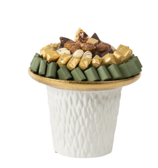 Ceramique White Gold Pm Avec 750g De Chocolats