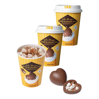 Bombe Cœur De Chocolat Lait Caramel Et Ses Petites Guimauves