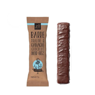 Barre Duo Praliné Et Ganache Chocolat Noir Sao Tomé