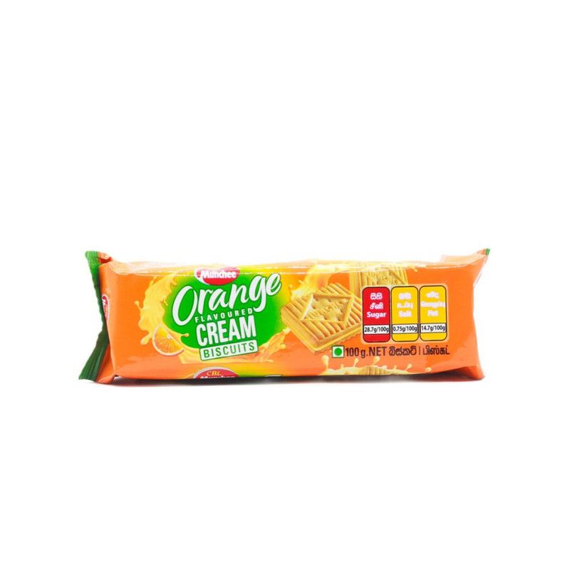 Cbl Munchie Orange Cream Biscuits, 100G