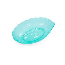 Sacvin Turquoise Leaf Plate, 3 Pieces