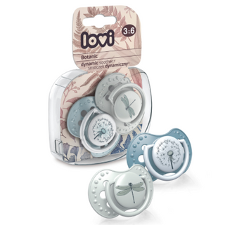 Լովի սիլիկոնե դինամիկ ծծակ բոտանիկ տղաների համար 3-6 ամսականի 2հատ