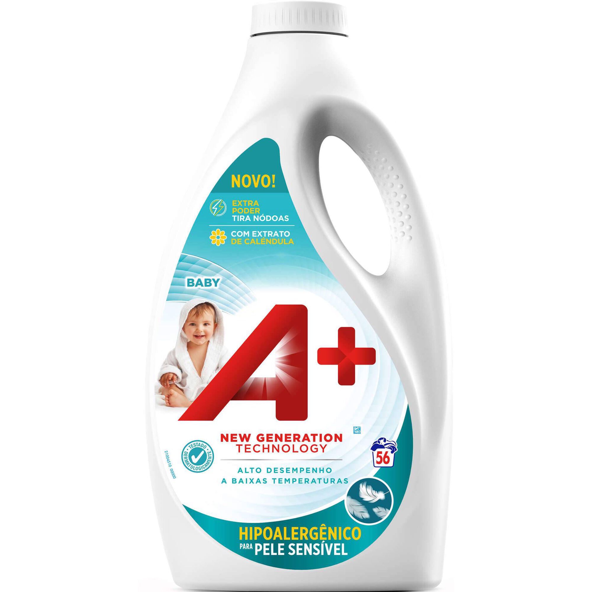 Detergente Máquina Roupa Líquido Baby A+ (56 doses)