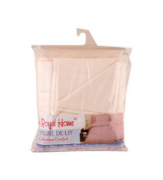 Parure de lit Ecru - Microfibre 180x200CM - 2 Places