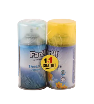 Lot: Recharge diffuseur Spring/Océan FARELL 2x250ML - Dont 1 gATUIT