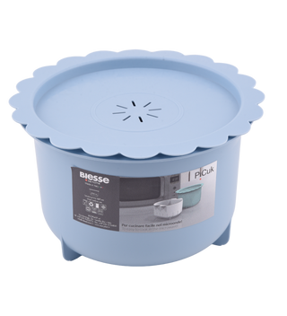 Cuiseur à vapeur pour micro-onde En plastique - Bleu BIESSE
