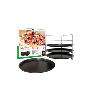 Plaques à pizza Avec support GUARDINI 4 Pièces - Ø28CM