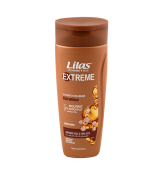 Shampooing pour femme Kératine Marron gold LILAS EXTREME 350ML