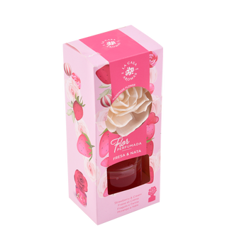 Ambientador Flor Perfumada Fresa & Nata La Casa De Los Aromas 65Ml