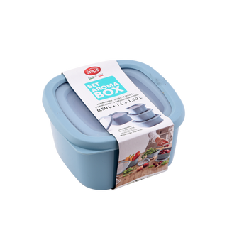 3 Boîtes de conservation AROMA BOX SNIPS 05+1+1,5 Litres