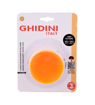 Moule à muffins En silicone GHIDINI 6 Pièces