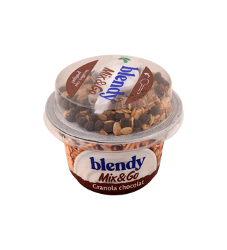 Yaourt Blendy - Mix & Go - Ganola-Chocolat Delice Danone 150G